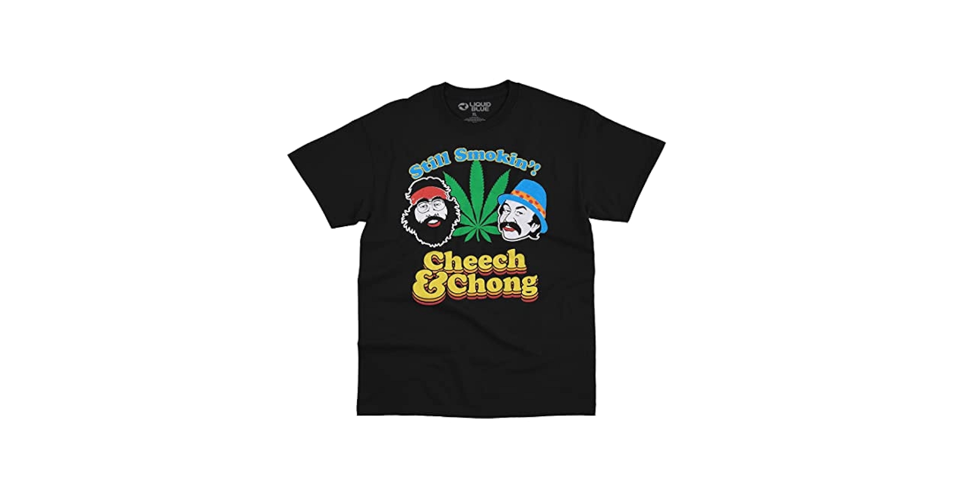LIQUID BLUE CHEECH and CHONG TミュージックTシャツ Amazon.com: Liquid Blue Men's Cheech & Chong Hot Rod Still